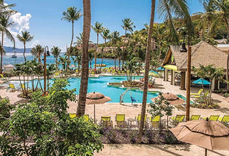 A Margaritaville Vacation Club resort pool area. 